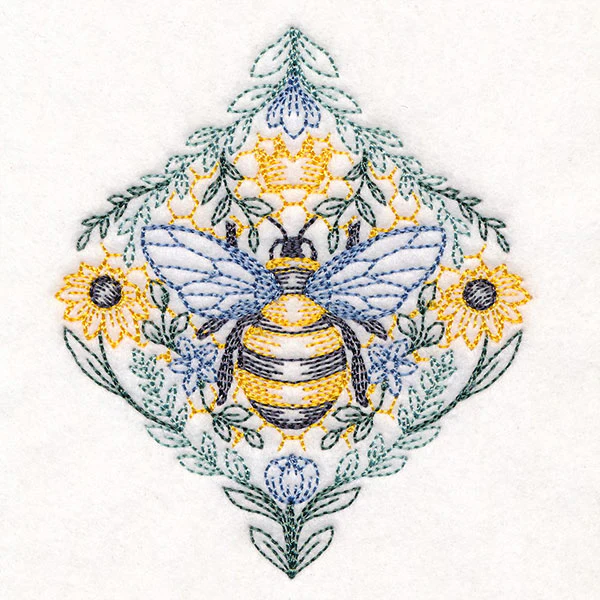 Queen Bee in Flowers - Image 10