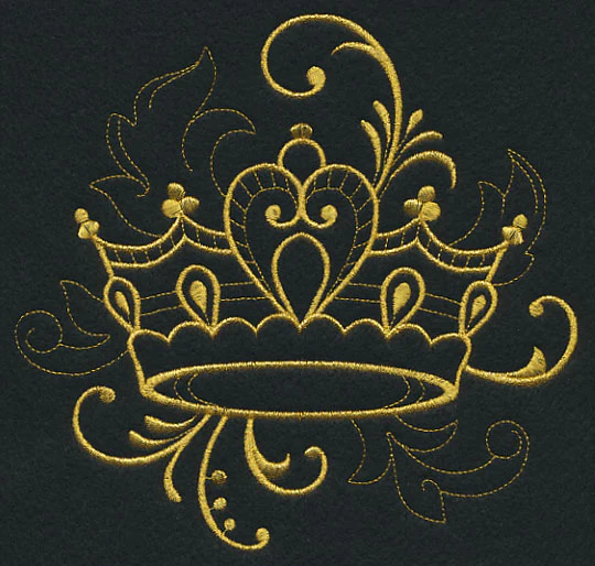 Queen's Crown Filigree (Goldwork) - Image 2
