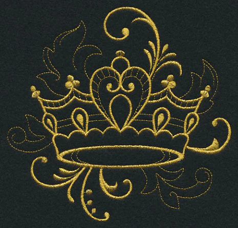 Queen's Crown Filigree (Goldwork) - Image 3