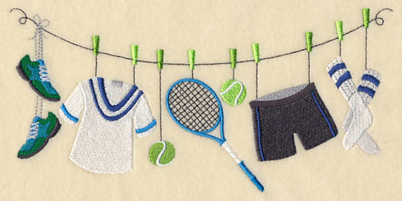 Quite a Racket Clothesline (Man) - Image 2