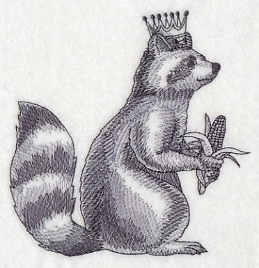 Raccoon in Crown - Image 2