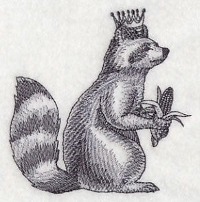 Raccoon in Crown - Image 3