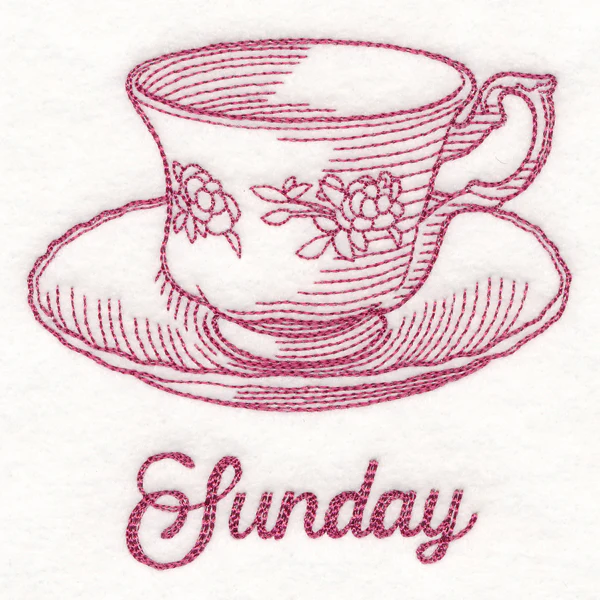 Radiant Garden Teacup - Sunday - Image 2