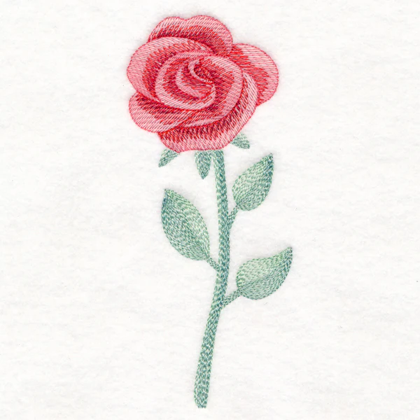 Radiant Rose in Watercolor - Image 2