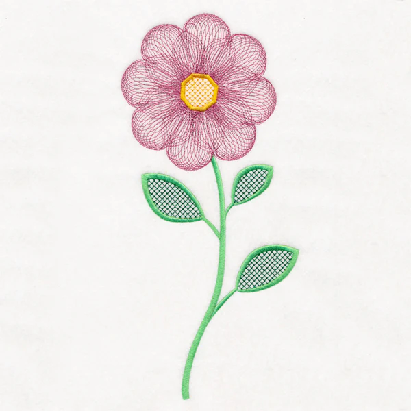 Radiant Spiral Bloom