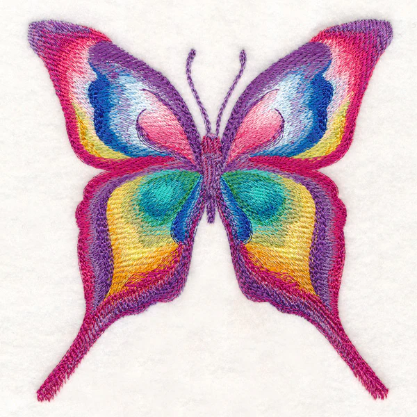 Rainbow Butterfly in Watercolor - Image 3