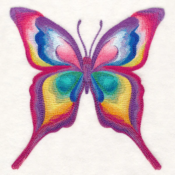 Rainbow Butterfly in Watercolor - Image 6