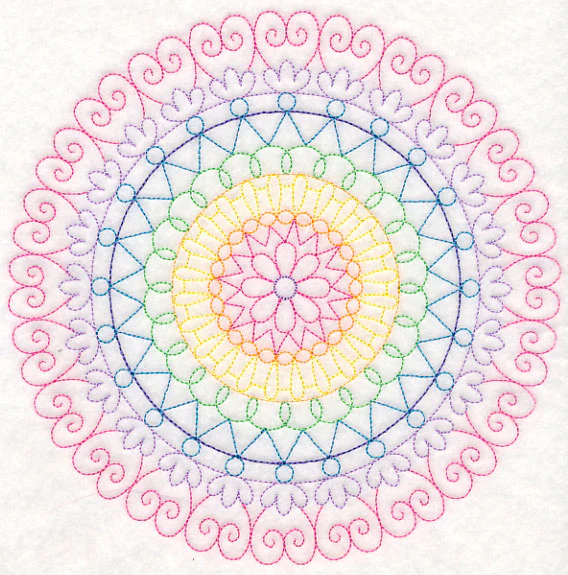 Rainbow Medallion