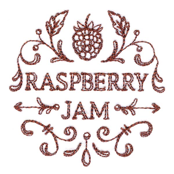 Raspberry Jam Jar Topper