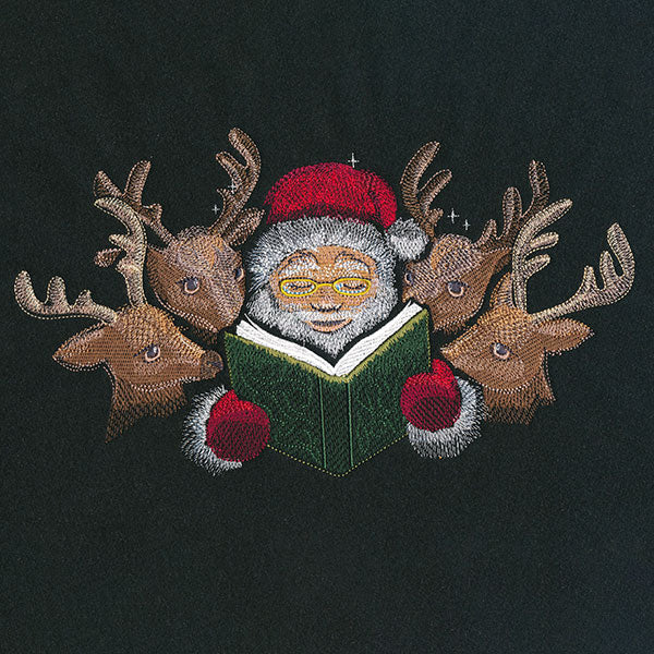 Read Me a Bedtime Story Santa and Christmas Reindeer - Image 5