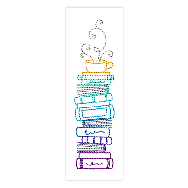Reading Stack Bookmark (Cardstock)
