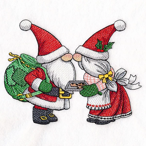 Ready for Christmas Mr. & Mrs. Claus Gnomes - Image 3