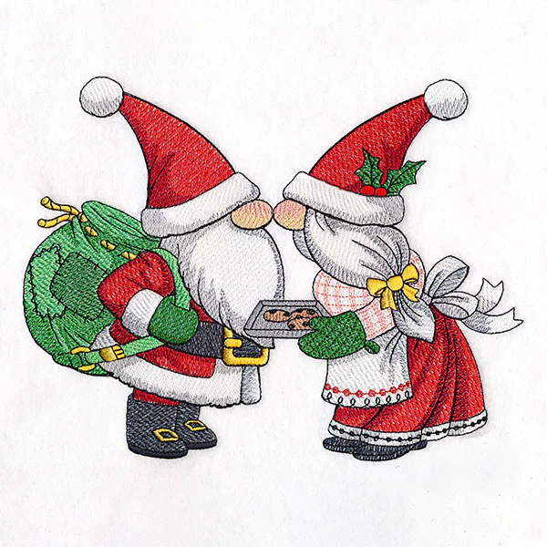 Ready for Christmas Mr. & Mrs. Claus Gnomes - Image 4
