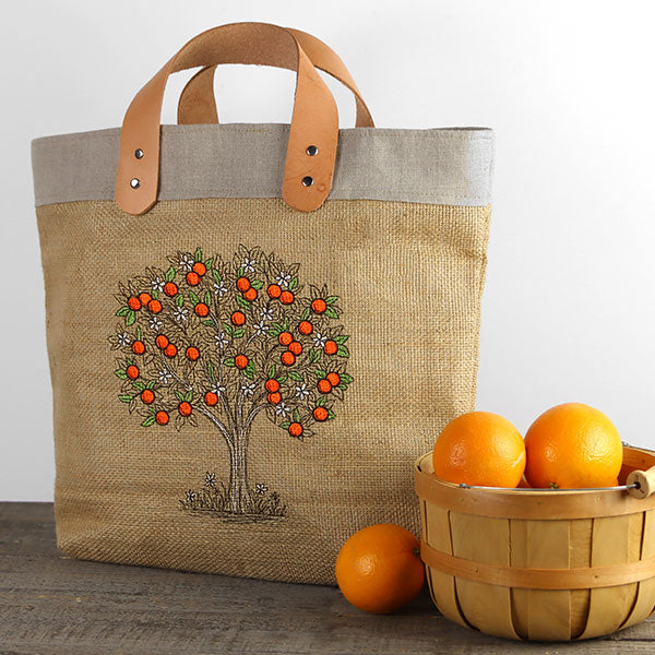 Ready for Harvest Orange Tree Etching - Image 12