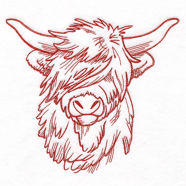Ready to Roam Highland Cow Etching - Image 2