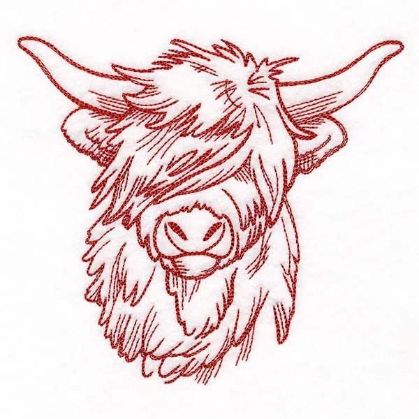 Ready to Roam Highland Cow Etching - Image 3