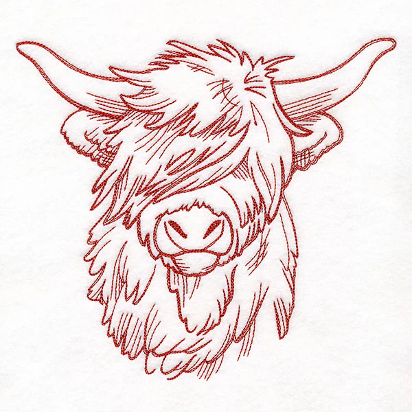 Ready to Roam Highland Cow Etching - Image 4