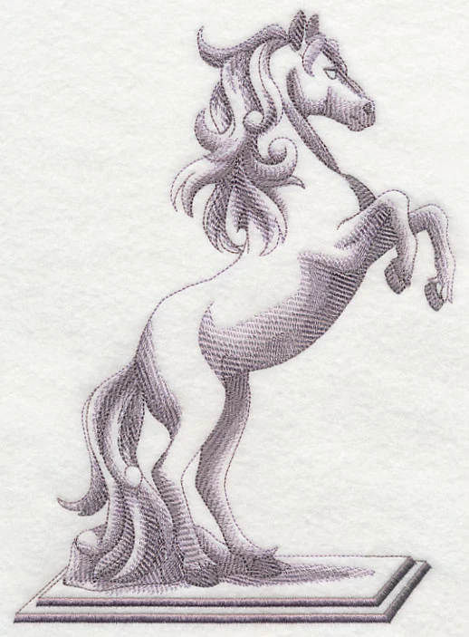 Rearing Horse on Plinth - Image 4