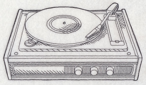Record Player Etching - Image 3