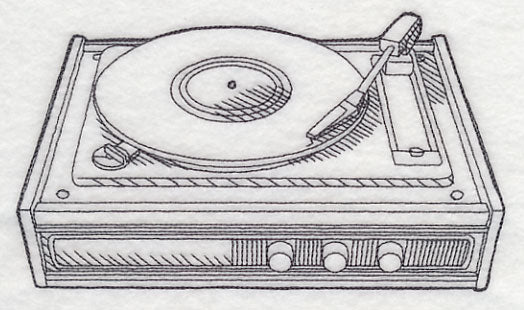 Record Player Etching - Image 4
