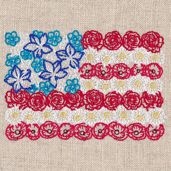 Red White & Bloom Flag - Image 5
