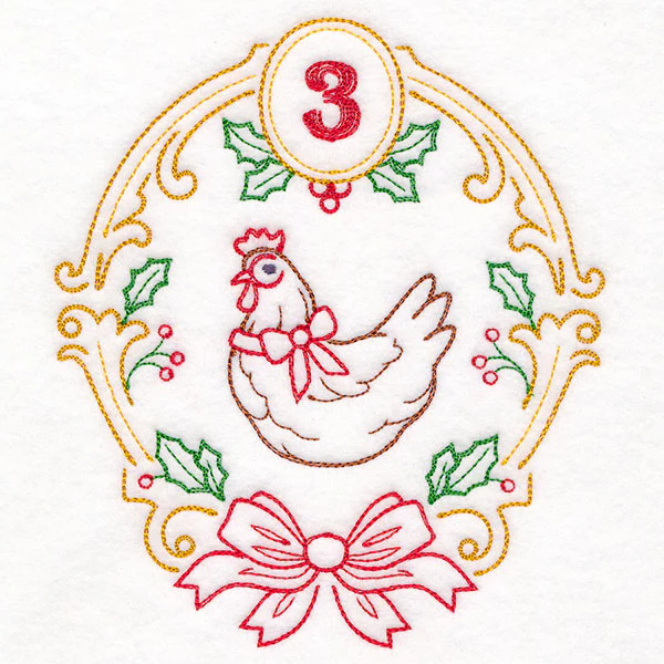 Regal 12 Days of Christmas - Three French Hens (Vintage) - Image 5