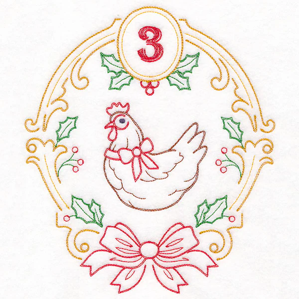 Regal 12 Days of Christmas - Three French Hens (Vintage) - Image 7