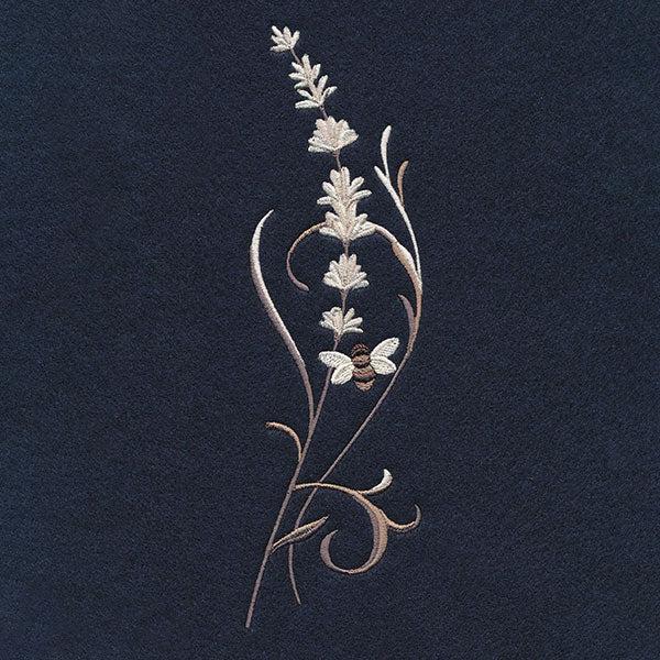 Regal Blooms & Bees Vertical Border - Image 3
