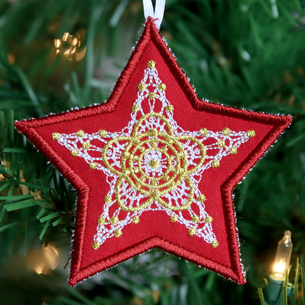 Regal Renaissance Star Ornament (In-the-Hoop) - Image 2