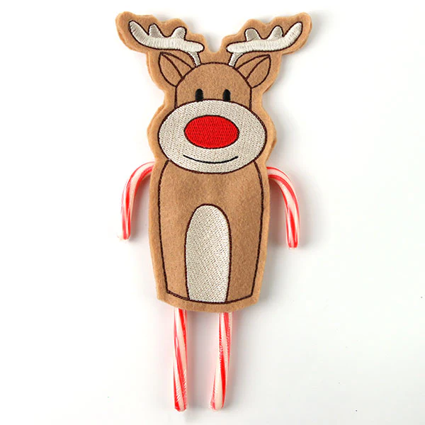 Reindeer Double Candy Cane Holder (In-the-Hoop) - Image 8