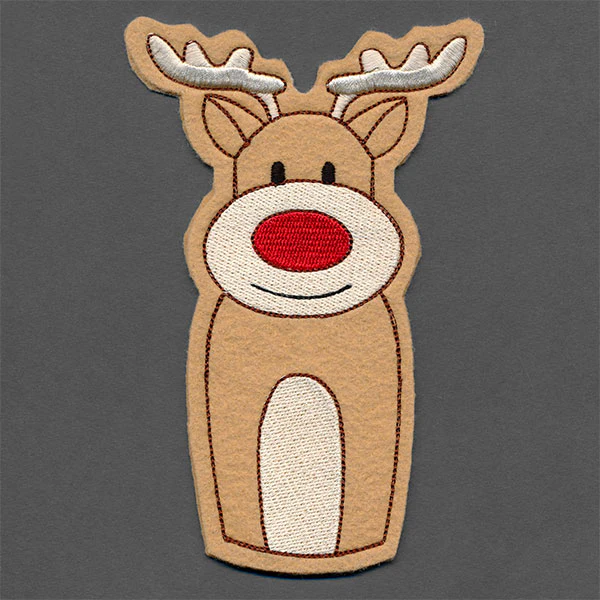 Reindeer Double Candy Cane Holder (In-the-Hoop) - Image 9