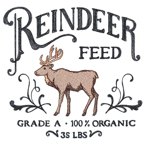 Reindeer Feed Market Sign - Image 2