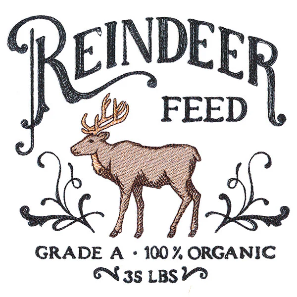 Reindeer Feed Market Sign - Image 3