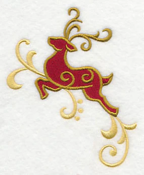 Reindeer Frolic Flying Left - Image 3