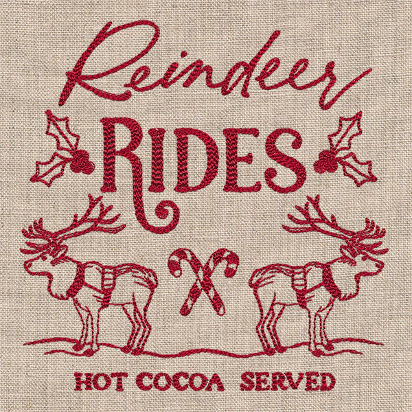 Reindeer Rides Market Sign - Image 4