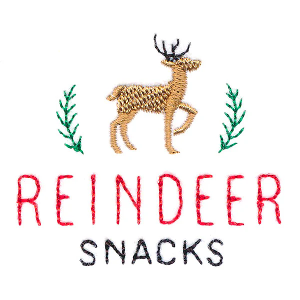 Reindeer Snacks Jar Topper