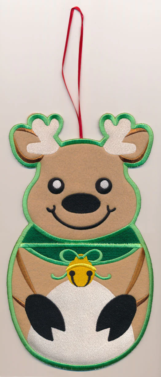Reindeer Stocking Stuffer (In-the-Hoop) - Image 5