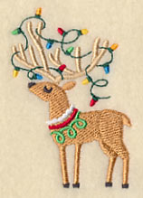 Reindeer with Christmas Lights - Image 2