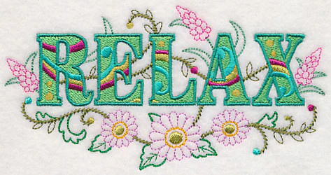 Relax with Vintage Flower Fade - Image 3
