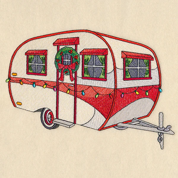 Retro Christmas Camper - Image 2