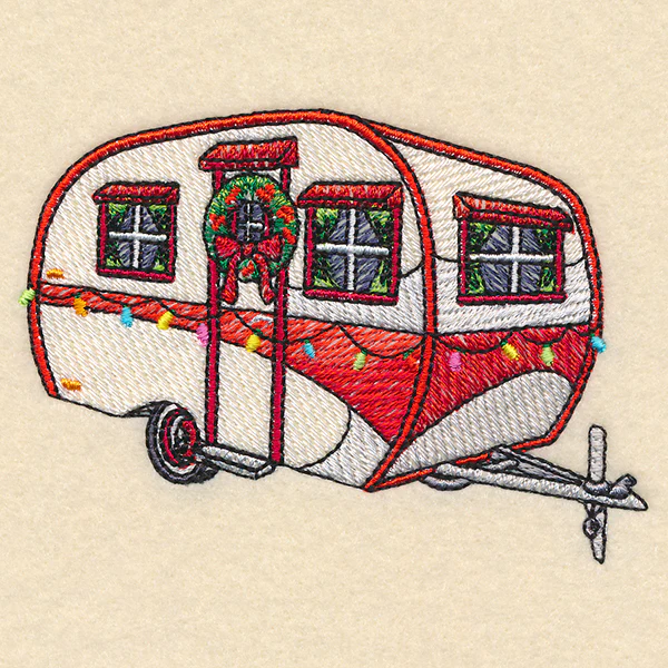 Retro Christmas Camper - Image 4