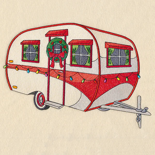 Retro Christmas Camper - Image 5
