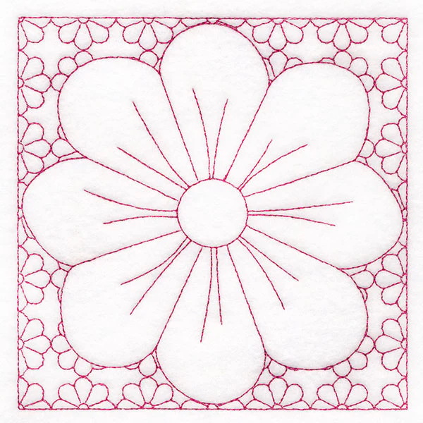 Retro Details Flower Quilting 2 (Double Run) - Image 4