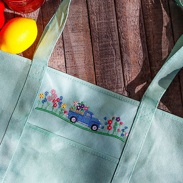 Retro Flower Truck Border - Image 9