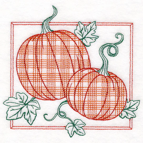 Retro Gingham Fruit - Pumpkin - Image 7