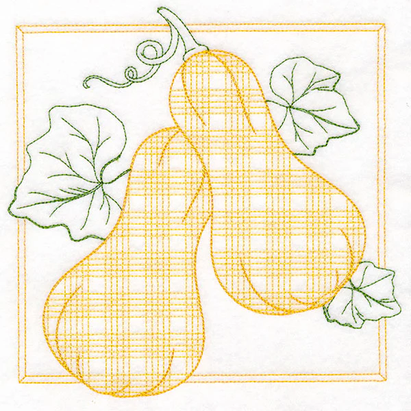 Retro Gingham Fruit - Squash - Image 2