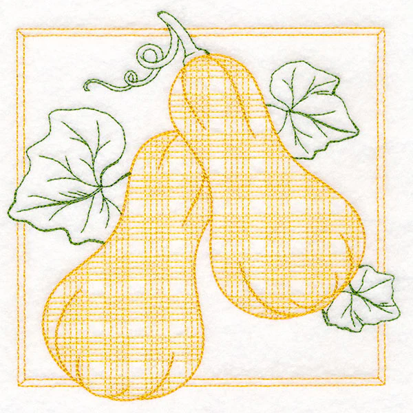 Retro Gingham Fruit - Squash - Image 3