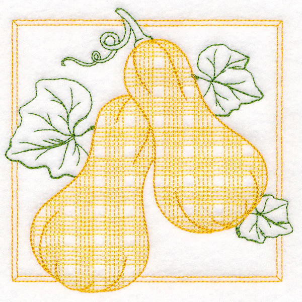 Retro Gingham Fruit - Squash - Image 4