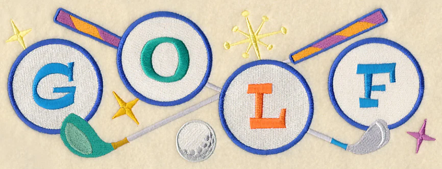 Retro Golf Border - Image 6
