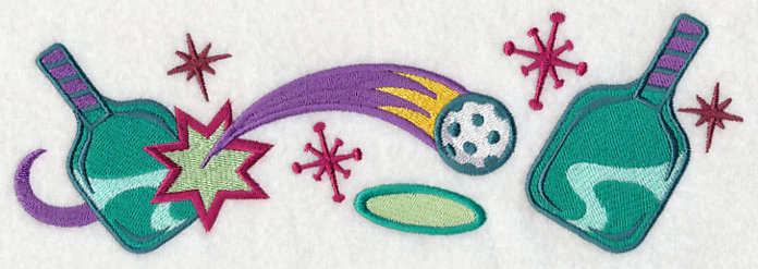 Retro Pickleball Border - Image 2